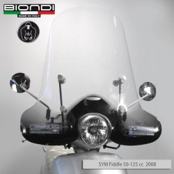 Windscreen Piaggio Vespa LX50 125.150 05 Borderless for SYM Fiddle II 50/125 08- and other model Windshields and Fairings BIONDI