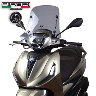 Windshield Piaggio Beverly 300400 21 Fume Clear for PIAGGIO Beverly 300/400 HPE/HPE S 21- and other model Other accessories BIONDI