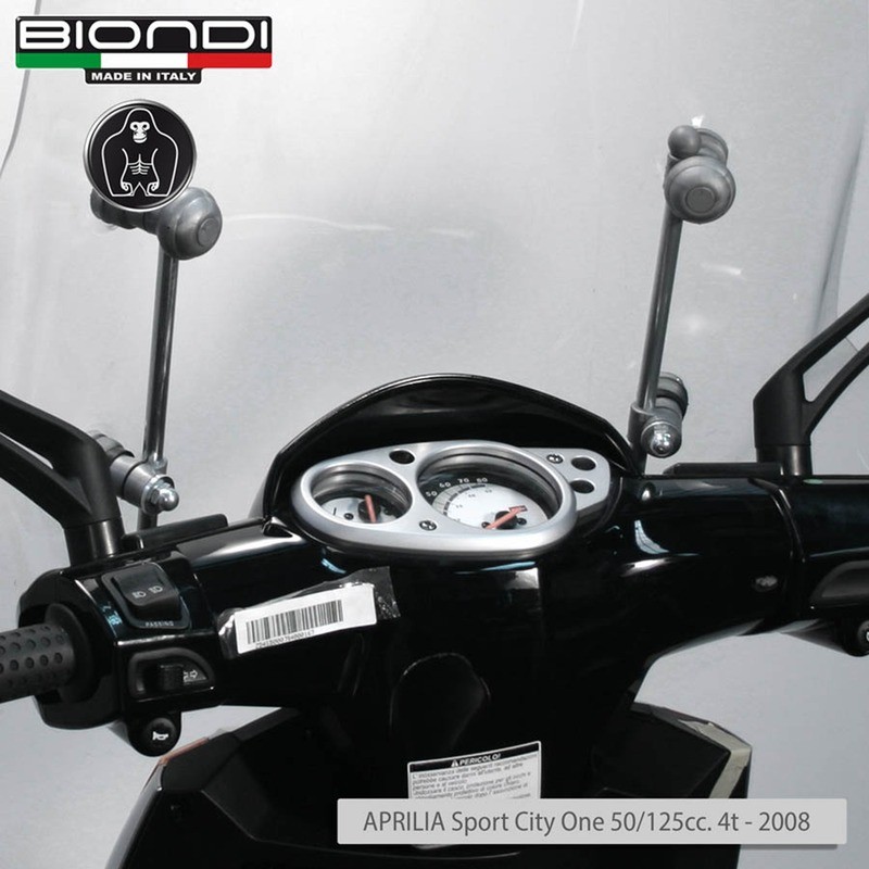 Kit Attacchi Aprilia Sportcity One 50/125 per APRILIA Sport City One 50 4T/125 4T 08-12 e altri modelli Cupolini BIONDI