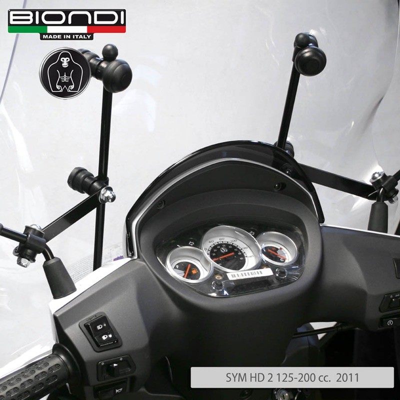Kit Attacchi Sym Hd Evo LH12125 06 Hd Evo LH1 per SYM HD Evo 125/200 06- e altri modelli Cupolini BIONDI