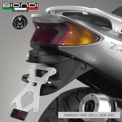 Portatarga Yamaha T-Max 50000-07 Alluminio per YAMAHA T-Max 500 00-07 Parabrisas y carenados BIONDI