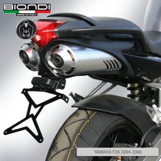 Portatarga Yamaha FZ6/FZ6 Fazer 04-06 Regolabile per YAMAHA FZ6 /Fazer /S2 04-12 Parabrisas y carenados BIONDI