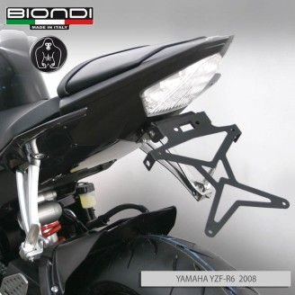 License Plate Holderadjustable Yama Ha YZFR6 for YAMAHA YZF-R6 600 06-08 Windshields and Fairings BIONDI