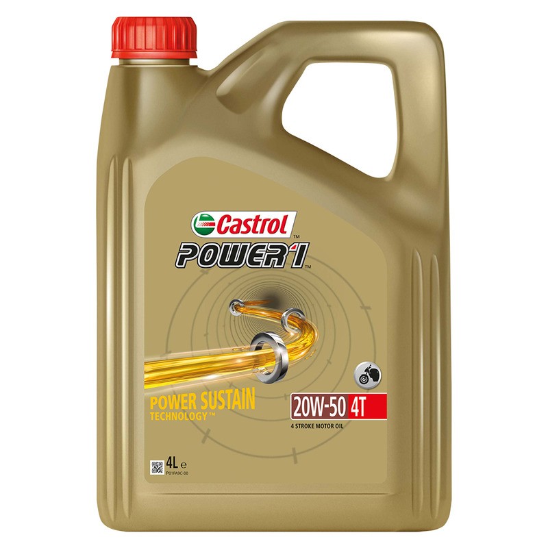 Power 1 4T 20W-50 4L Oils and lubricants CASTROL
