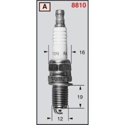 Spark Plug CHAMPIONRA4HC OE073 for APRILIA ETV Capo Nord 01-03 and other model Spark Plugs Champion
