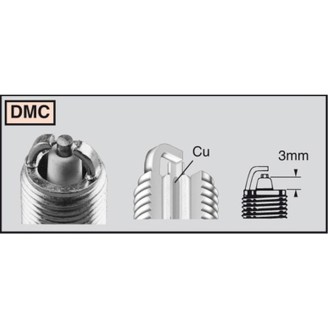 Spark Plug CHAMPIONRC8DMC OE026 for BMW R 00 GS 00 94-99 and other model Spark Plugs Champion