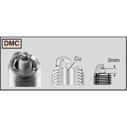 Candela Champion RC8DMC OE026 per BMW R 00 GS 00 94-99 e altri modelli Candele Champion