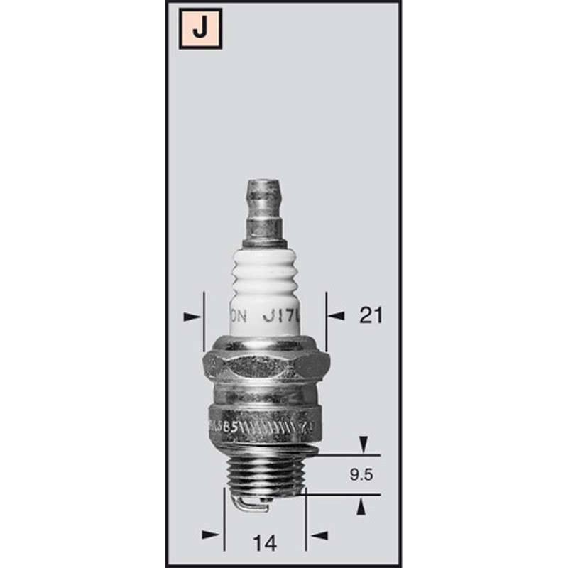 Spark Plug CHAMPIONRJ18YC CCH58 for SACHS Saxonette 30 87 Spark Plugs Champion