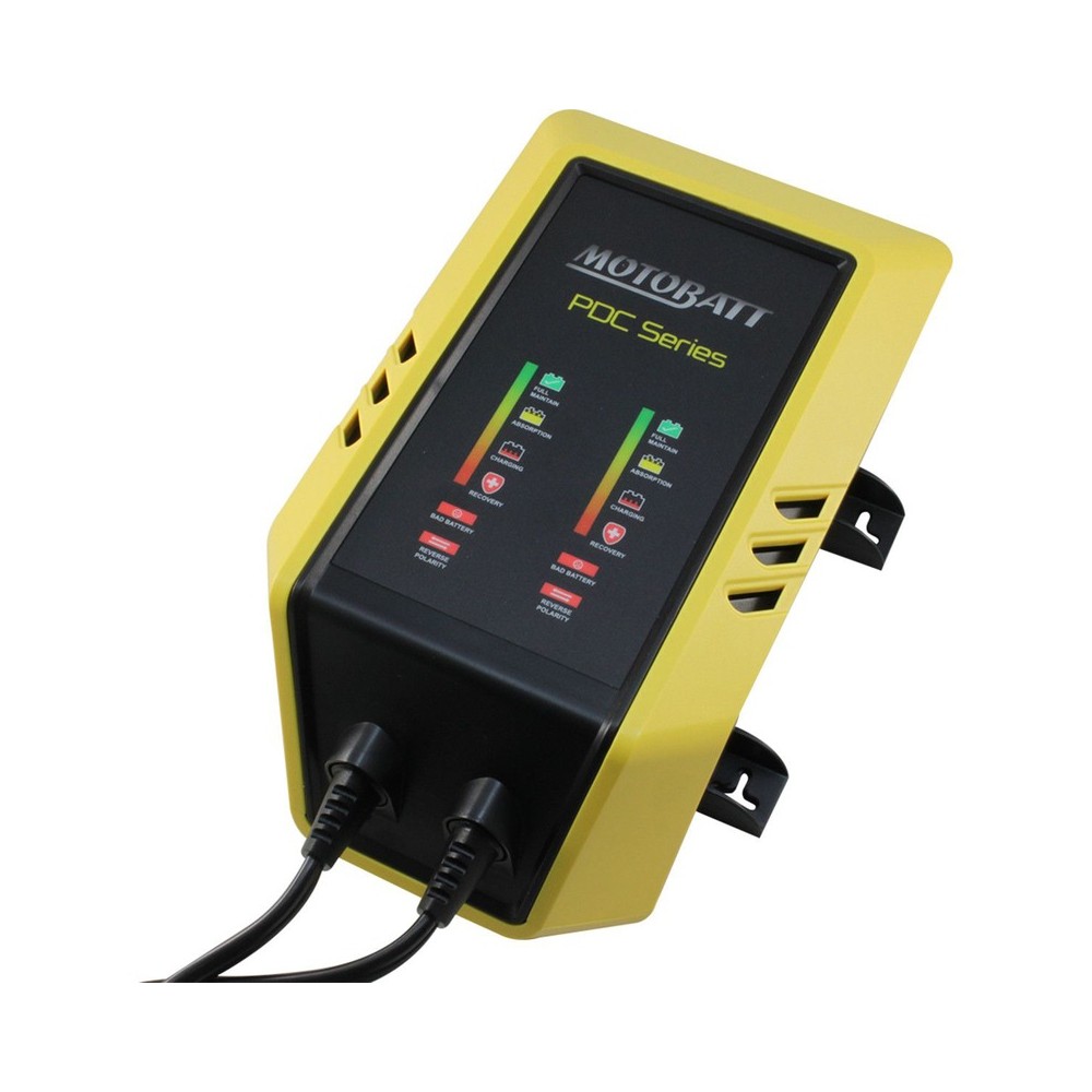 Battery Charger Motobatt Dualbank - PDC2X2A