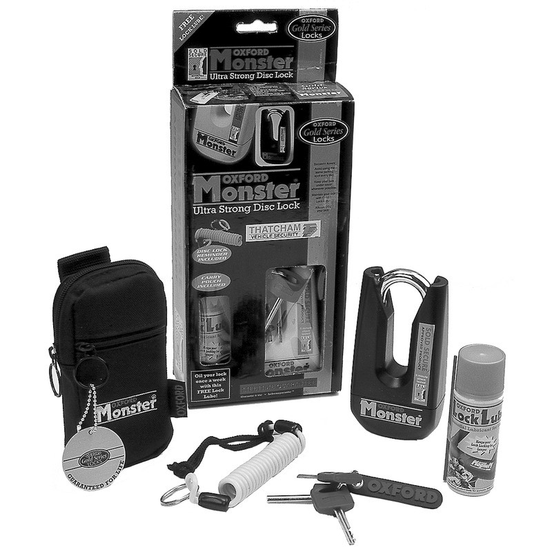 Monster Disc Lockblack Locks and Chains OXFORD