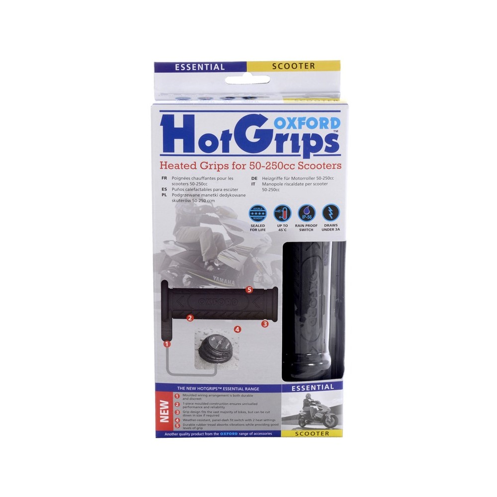 Hotgrips Scooter With Panelswitch - OF772