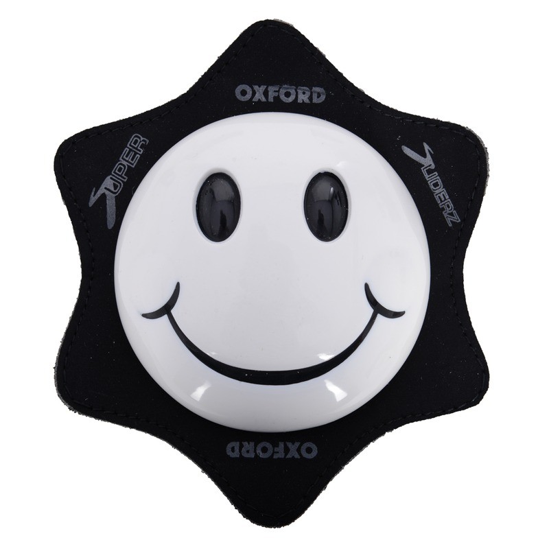 Coppia Saponette Smiley White Curseurs de genou OXFORD