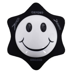 Coppia Saponette Smiley White Curseurs de genou OXFORD