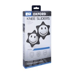 Coppia Saponette Smiley White Curseurs de genou OXFORD