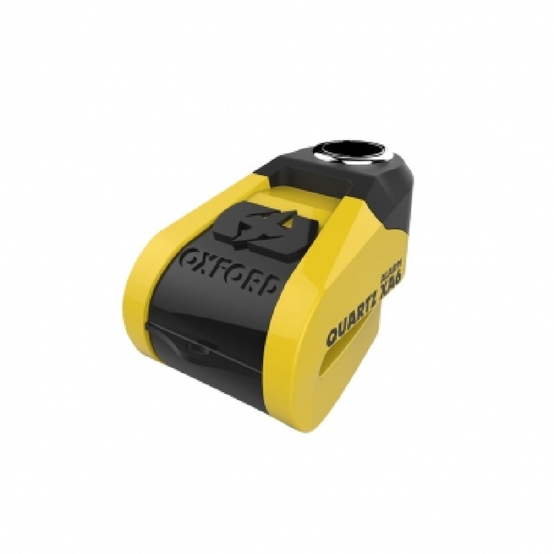 Quartz Alarm XA6 Disc Lock(6MM Pin) Yellow/Black Locks and Chains OXFORD
