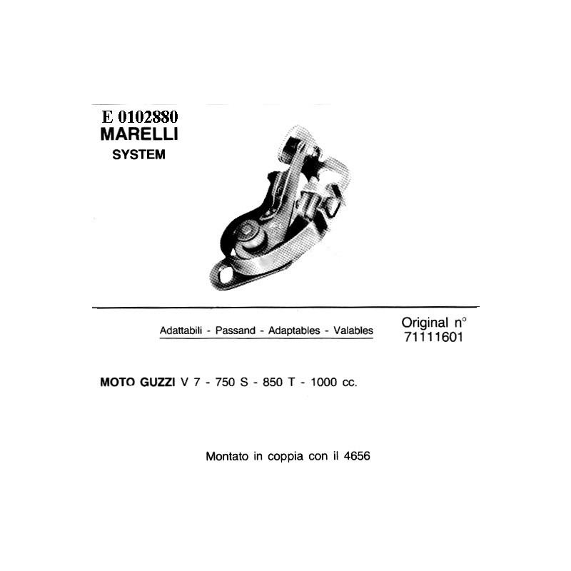 Contact Breakers for MOTO GUZZI V7 750S-850T- 00 Contatti EFFE