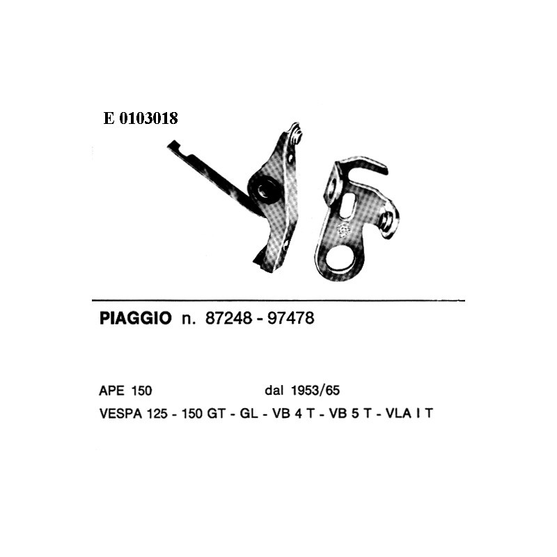 Contact Breakers for PIAGGIO Ape 175 63-64 and other model Contatti EFFE