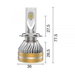 Bulb Led H7 12V Light bulbs RIATEC