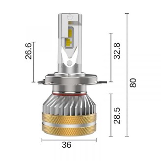 Lampada Led 12V H4 Glühbirnen TOPLIGHT