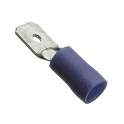 Scatola 100PZ Faston Isolatomaschio 6,3mm