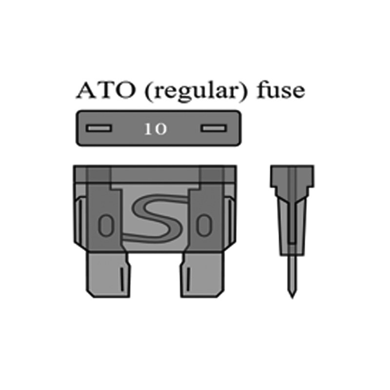 Scatola 100PZ Fusibile A LAMA7,5A Marrone Fusibili OKYAMI