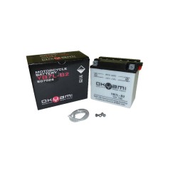 Okyami Battery YB7L-B2W/Acid - YB7L-B2