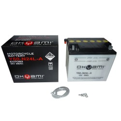 Okyami Battery Y60-N24L-Aw/Acid - Y60-N24L-A