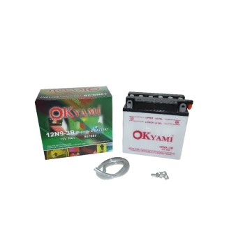 Okyami Battery 12N9-3B for MOTO MORINI Sport bicil. 3 50 nd Lead-Acid Batteries OKYAMI