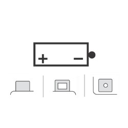 Batteria Gs YB12B-B2 per SUZUKI GSX 250 02-05 e altri modelli Batterie al Piombo GS