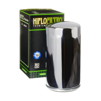 Filtro Olio Harley Dyna 96-98CROMATO per HARLEY DAVIDSON Dyna Super Glide FXD 38 96-98 Olio HIFLO FILTRO