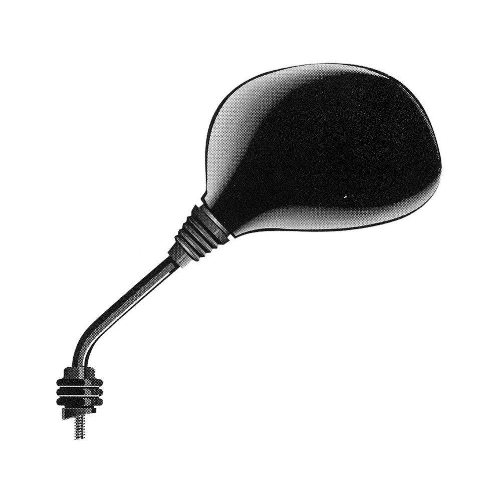 Mirror Zip-Fast Rider/Rst Right Quartz -