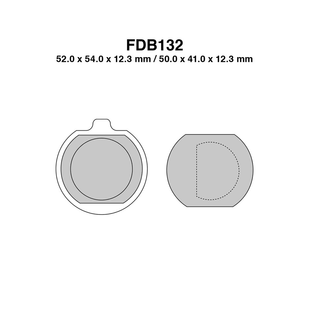 Ferodo Brake Pads FDB132P - FDB132P