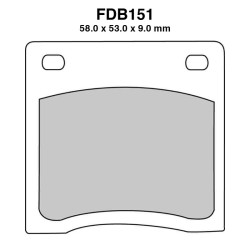 Ferodo Brake Pads FDB151P - FDB151P