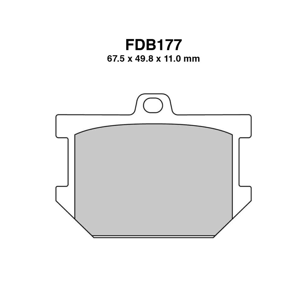 Ferodo Brake Pads FDB177P - FDB177P