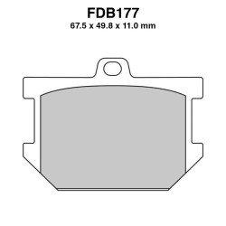 Ferodo Brake Pads FDB177P - FDB177P