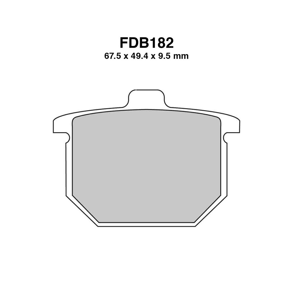 Ferodo Brake Pads FDB182P - FDB182P