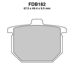 Ferodo Brake Pads FDB182P for HONDA CB750F 77-80 and other model Brake Pads Ferodo