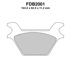 Ferodo Brake Pads FDB2001SG - FDB2001SG