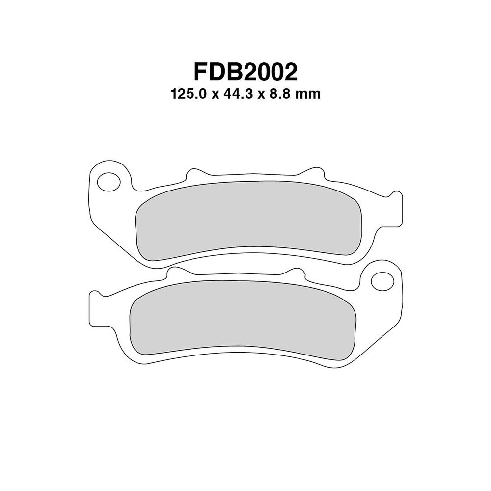 Ferodo Brake Pads FDB2002P - FDB2002P