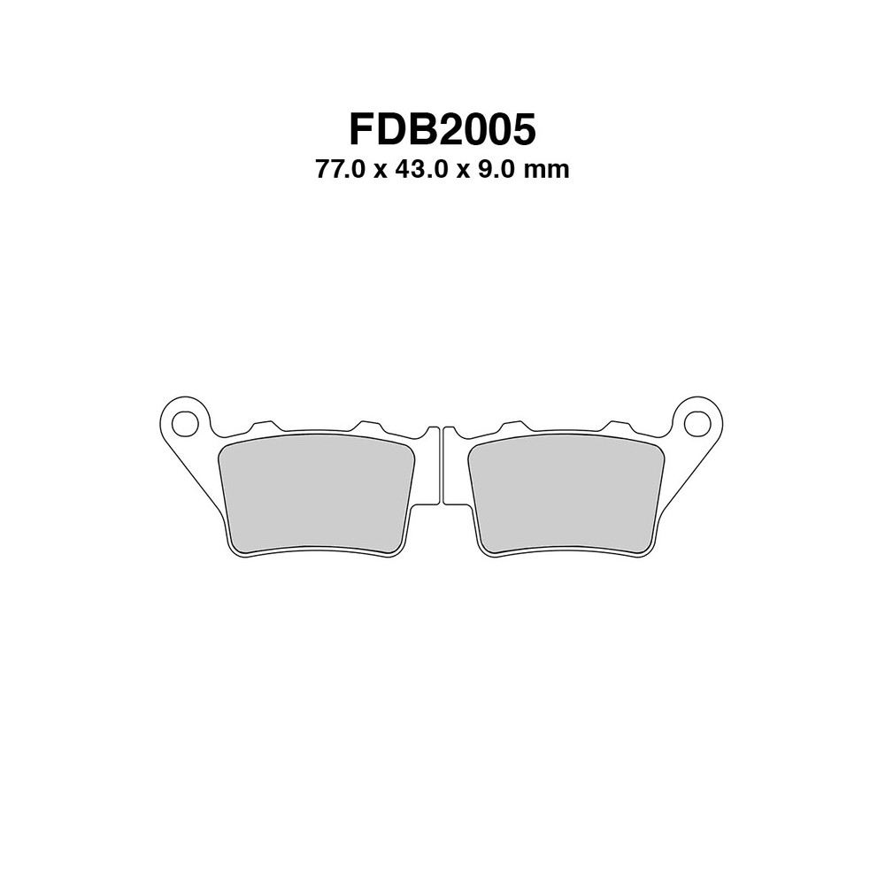 Ferodo Brake Pads FDB2005SG - FDB2005SG