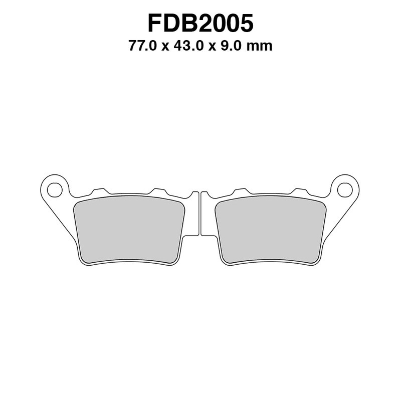 Ferodo Brake Pads FDB2005SG for APRILIA Pegaso 650 04-08 and other model Brake Pads Ferodo