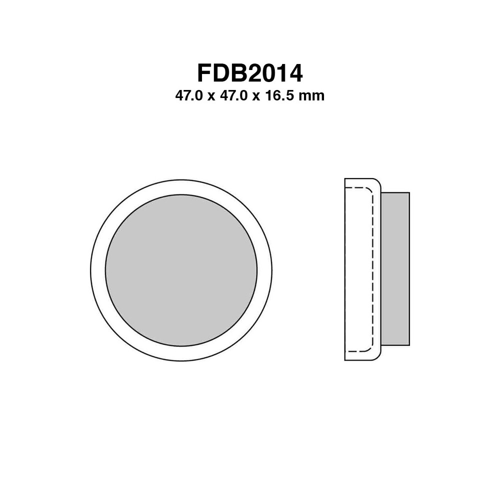 Ferodo Brake Pads FDB2014SG - FDB2014SG