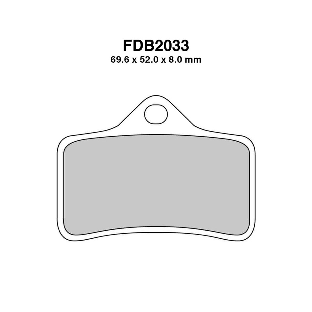 Ferodo Brake Pads FDB2033P - FDB2033P
