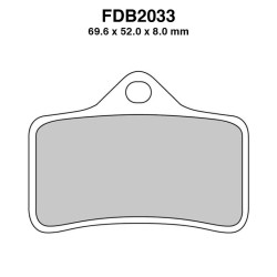 Ferodo Brake Pads FDB2033P - FDB2033P