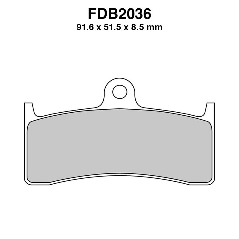 Pastiglie Ferodo FDB2036P per BUELL S3 Thunderbolt 98-02 e altri modelli Pastillas de freno Ferodo