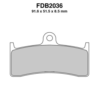 Ferodo Brake Pads FDB2036ST - FDB2036ST
