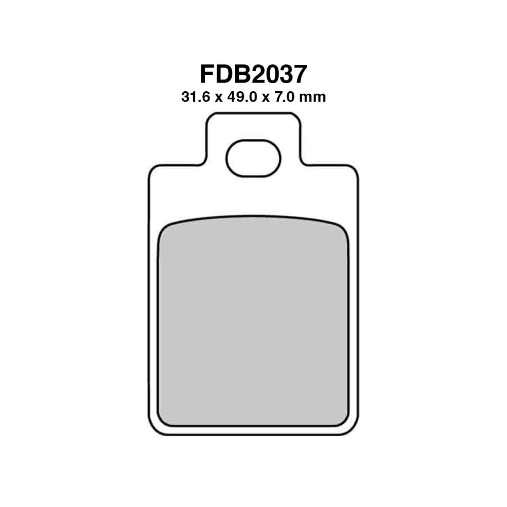 Ferodo Brake Pads FDB2037AG - FDB2037AG
