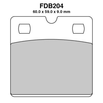 Ferodo Brake Pads FDB204P for BMW R 80 GS 800 87-95 and other model Brake Pads Ferodo