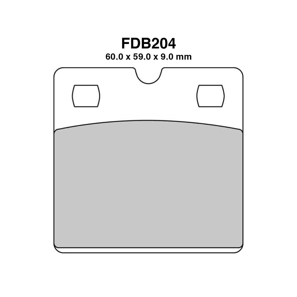 Ferodo Brake Pads FDB204P - FDB204P