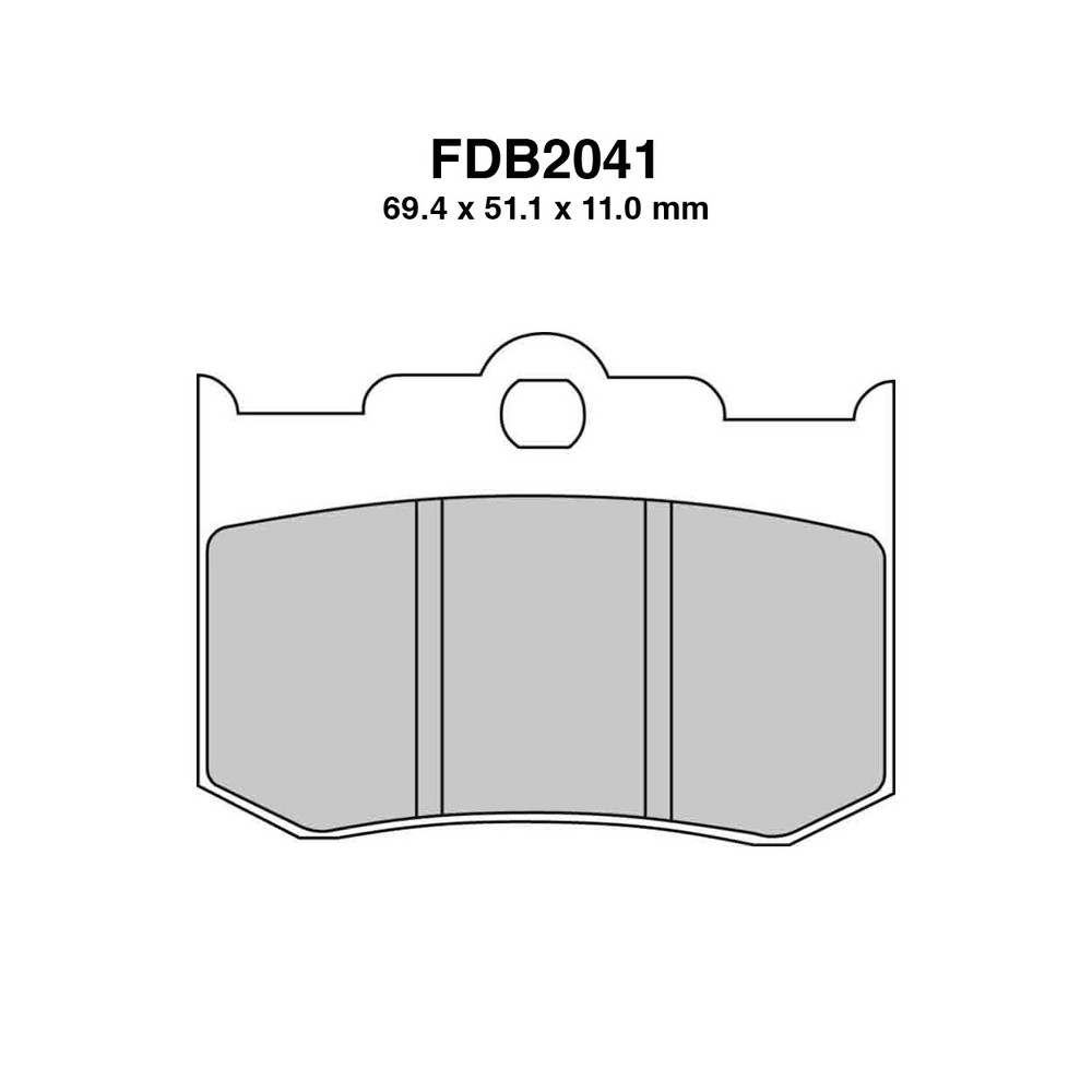Ferodo Brake Pads FDB2041P - FDB2041P